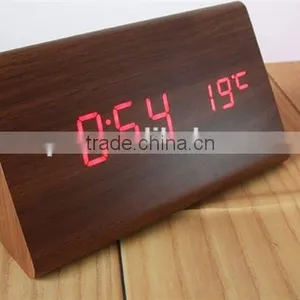 Wood Alarm Clock for Gift Clock thumbnail-1