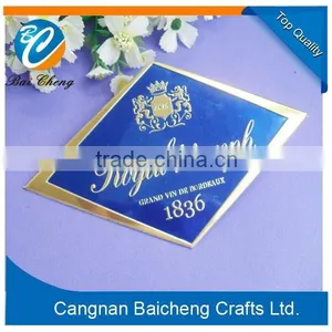 Nice Wonderful Wine Label/metal Badge With Favourable Price and Top Quality Supplies Custom Design for You thumbnail-6
