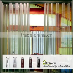 Bintronic Taiwan Electric Blinds Curtain Rail Manufacture Motorized Vertical Blinds Drapery Motorized thumbnail-3