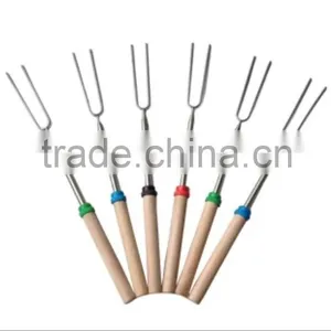 Telescopic Bbq Fork, Extendable Fork, Stainless Steel Fork thumbnail-1