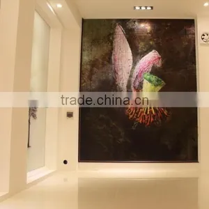 Decorative Laminated Glass Tempered Glass Wall Art Hanging thumbnail-2