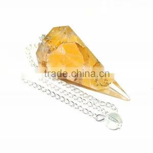 Wholesale Of Orgone Pendulum : ORGONE YELLOW JASPER PENDULUM thumbnail-1