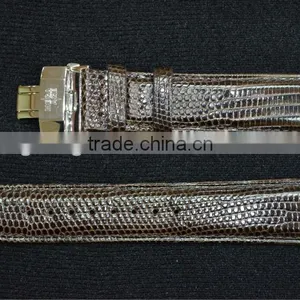 Good Quality Genuine Lizard Leather Watch Belt thumbnail-1