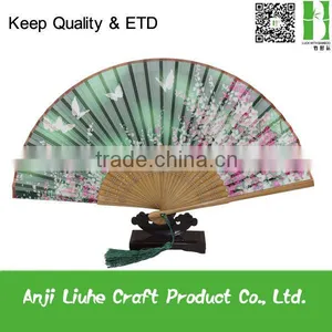 Japanese Style High Quality Silk Hand Fan thumbnail-1