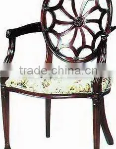 Dining Arm Chair - Wooden Indoor Furniture - Antique Furniture Manufacturer Jepara thumbnail-1
