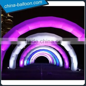 Cheap Rainbow Used Inflatable Advertising Finish Line Arch Rental Inflatable Arch for Sale thumbnail-1