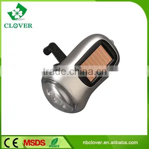 New Design ABS Material Dynamo 3 LED Mini Hand Crank Flashlight thumbnail-4