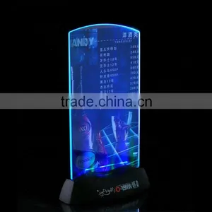 Led Acrylic Table Menu Display Holder,table Stand Menu Holder thumbnail-1