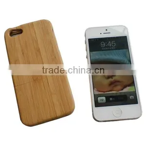 Wholesale Split Bamboo Case for IPhone 5/5S thumbnail-1