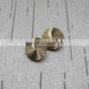 Special Design Logo At Back Gold Metal Jeans Button thumbnail-1