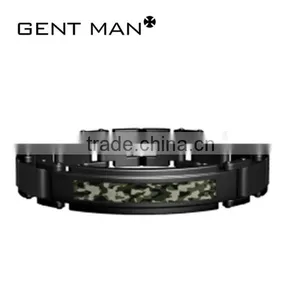 Latest Jewelry Design Camo Design Unique Stianless Steel Bracelet Watch thumbnail-3