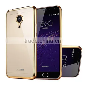 C&T Soft Flexible Ultra Thin Gel TPU Transparent Back Plating Bumper Case Cover for Meizu Pro 5 thumbnail-1