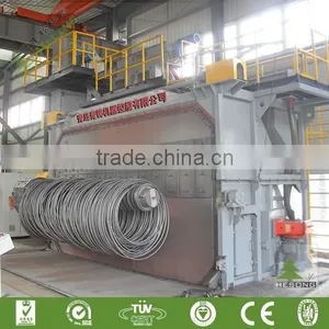 Coil Wire Shot Blasting Machine / Sandblaster Cleaning Machine thumbnail-1