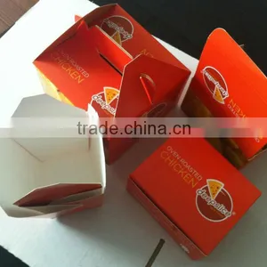 Eco-friendly Paper Food Tray/custom Printed Coverd Food Tray for Chips,cheese Cake thumbnail-3