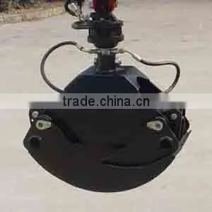 Tractor Hot Saled Small Log Grapple Hydraulic Rotator for Timber Grab thumbnail-3