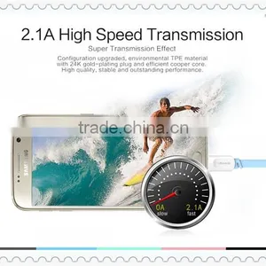 2.1A Micro Charging Data Cables for Samsung HTC Huawei LG Xiaomi Micro Port Data Cables thumbnail-6