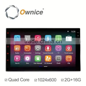 2G+16G Ownice Quad Core RK 3188 Android 4.4 & Android 5.1 Double Din Universal Car Multimedia Support TV 1024*600 HD thumbnail-1
