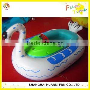 Good Aqua Inflatable Motorized Bumper Boat With Free Batteries for Kids thumbnail-5