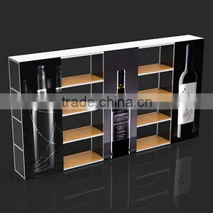 Modern Bar Furniture Lighted Bar Counter Top With Display Wine Cabinet thumbnail-1