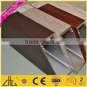 6061 Anodized and Wood Grain Aluminum Profile thumbnail-3