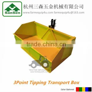 7TTBX - 3 Point Tipping Transport Box Tractor 3point Implements With CE thumbnail-1