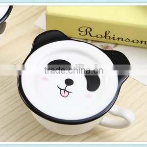 Ceramic Cute Panda Mug With Panda Face Shape thumbnail-5