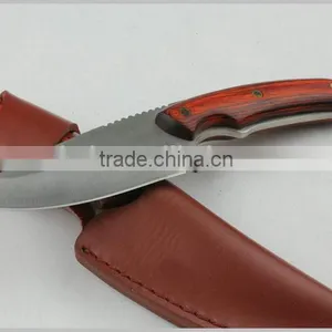 OEM Outdoor Hunting Knife With Wood Handle thumbnail-6