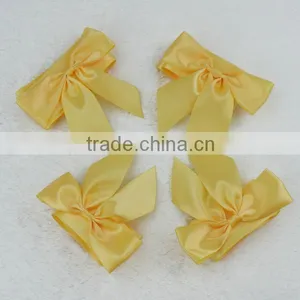 Custom Pre-tied Satin Ribbon Bow With Elastic Band for Gift Box thumbnail-3