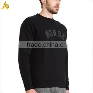 Cheap Plain Black Hooded Sweatshirts for Men and Women thumbnail-2