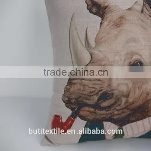 Decor Sofa Pillow Cover Dog Printed Square Pillow Case Decorative Throw Pillows thumbnail-5