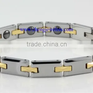 Fashion Tungsten Gold Bracelet Designs Men Jewelry thumbnail-1