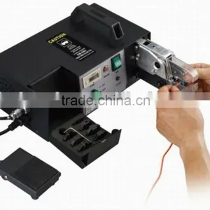 LSD Quality EM-6B1 Electrical Automatic Crimping Tools0.25-10mm2 Terminal Pliers Machine7kinds of Replaceable Die StesAC100-125V thumbnail-3
