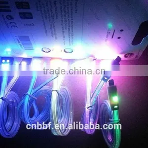 Led Usb Lead Micro Usb Cable , Led Lights Cable for Samsung thumbnail-1