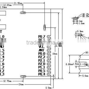 Cc1110 433mhz SOC 8051 MCU CC1110 RF Module 433.92mhz Receiver rf Module thumbnail-5