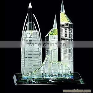 2016 Best Selling Innotative Design New Product Crystal Building Model thumbnail-1