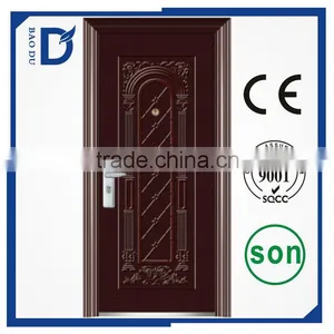 Safe Room Interior Metal Steel Door Skin Steel Door Apartment thumbnail-1