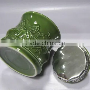 Porcelain Tea Caddy thumbnail-1