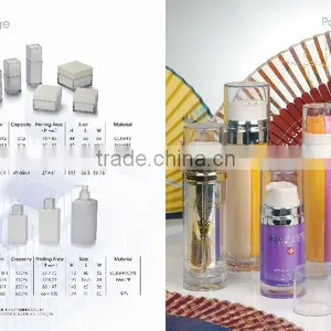 Die-square Plastic Lotion Bottle thumbnail-1