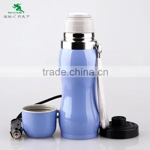 12V Auto Car Metal Electric Heated Water Boiling Used Thermos Mug Cup thumbnail-2