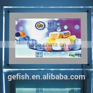 High Quality LED Light Acrylic Photo Menu Display Frame thumbnail-1