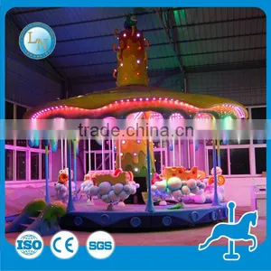 Fairground Rides Merry go Round Equipment Candy Carousel Horse Rides for Sale thumbnail-4