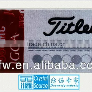 Custom Fashionable Washable Hologram Clothing Label thumbnail-1