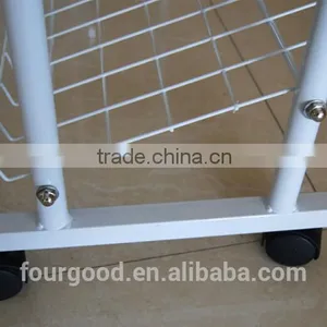 White Chrome Shoe Display Stand thumbnail-3