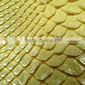 PVC Synthetic Leather With Embossed Snake Grains for Bags thumbnail-6