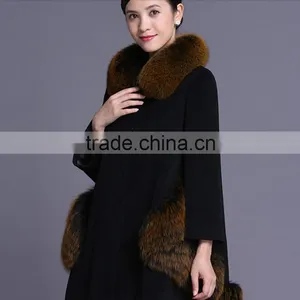 Women 100% Cashmere Winter Coat thumbnail-4
