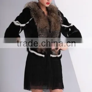 Fashion Genuine Mink Fur Coat for Women MC661 thumbnail-2