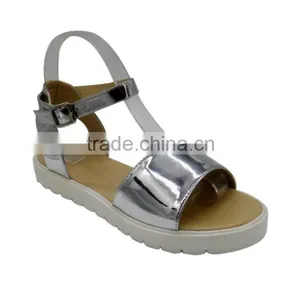 pu Shoes Made in China Summer Sandal Fashion 2016 New Design Etaly thumbnail-1