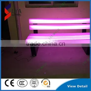 New LED Park Bench Garden Chair Plastic Material thumbnail-3