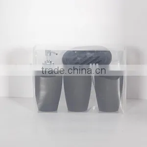 Elegant Plastic 4pcs Bathroom Set With Soap Dispenser thumbnail-4