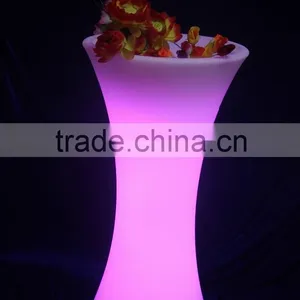Round Tall Led Light Flower Pot thumbnail-2